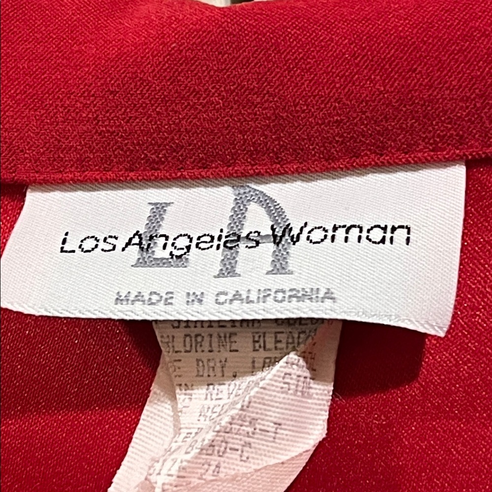Red Button-Up Shirt - Picture 2 of 3